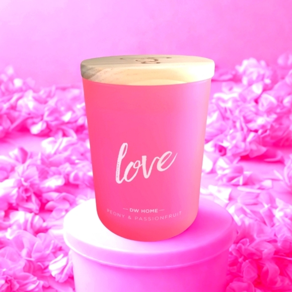 DW Home "Love" Pink Peony & Passion fruit Summer Designer Candle (NWT!) - Picture 1 of 7